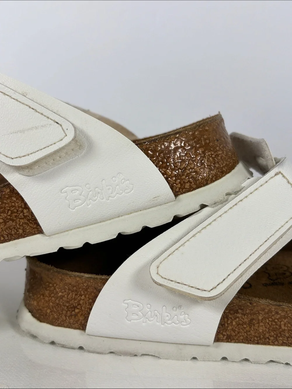 Birki’s by Birkenstock White Leather Thong Sandals EU 41 US Women’s 10